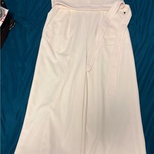 Calvin Klein Cream Ruffled Garment